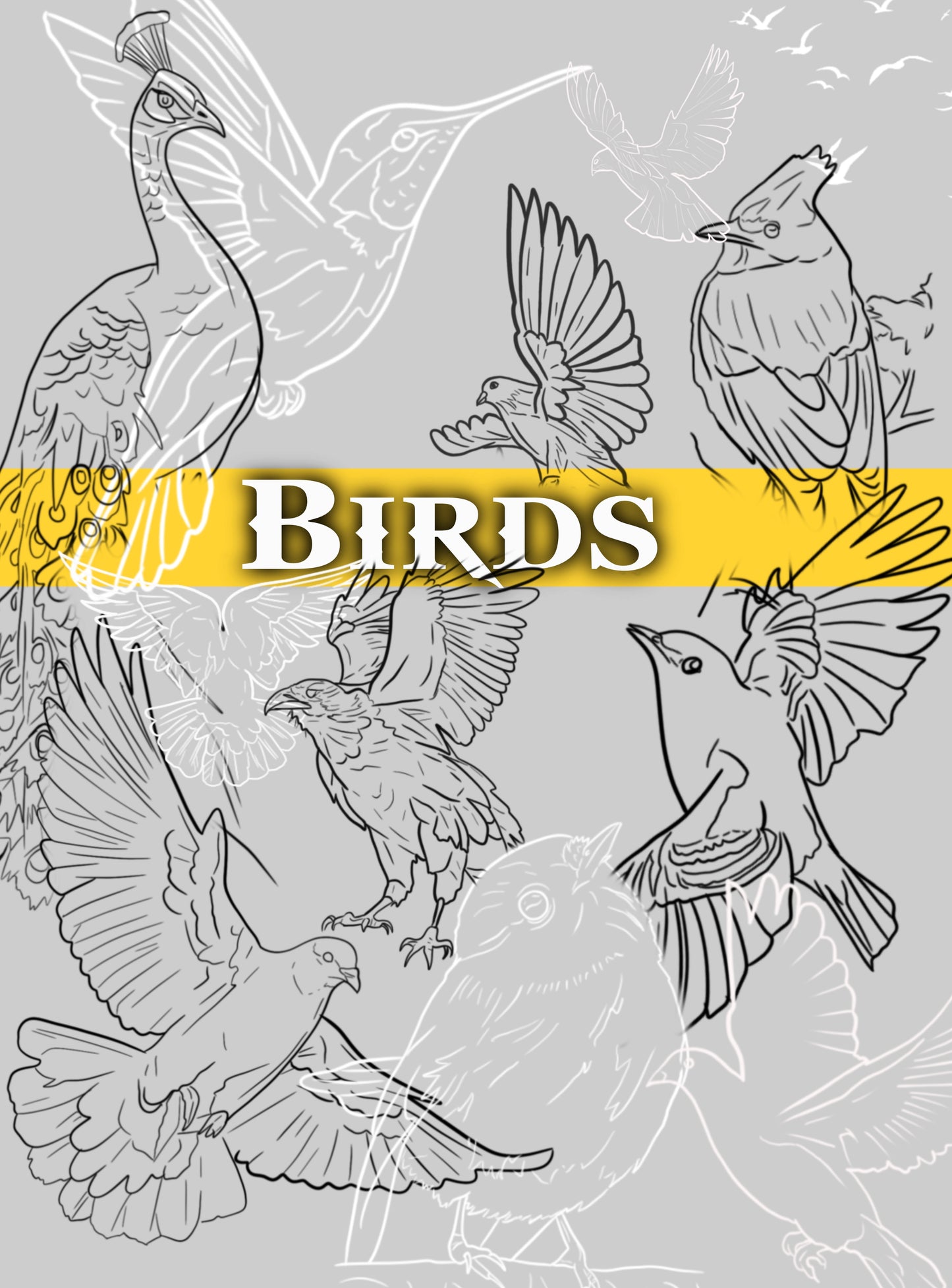 Birds Brush Set